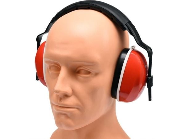 Yato YT-74621, Vuxen, Svart, Röd, ABS, Skum, Polyoximetylen (POM), Polyvinylklorid (PVC), Huvudband, 27 dB, EN 352-1:2002