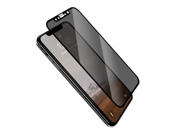 Woodcessories GLA013, Apple, iPhone Xs Max/11 Pro Max, Ripebestandig, Knusesikker, Svart, 1 stykker