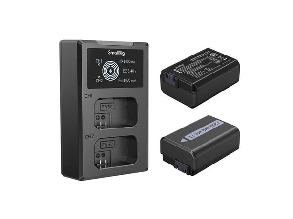 SmallRig 3818, Lithium-Ion (Li-Ion), 2 stykker, Batterier medfølger