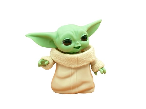 STAR WARS Ansiktsskiftende Grogu-figur, 12 cm