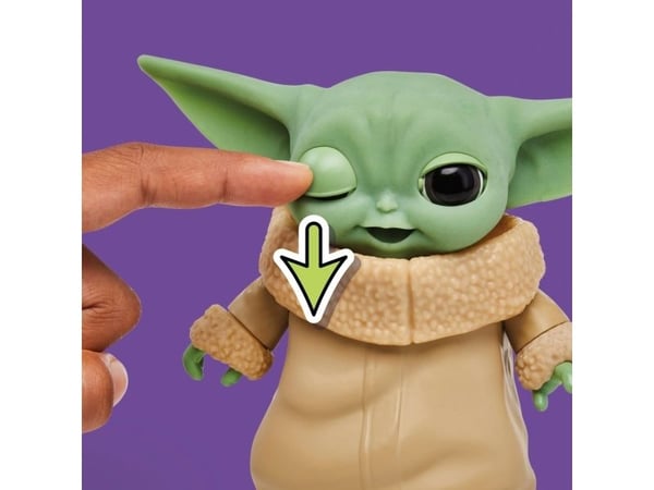 STAR WARS Ansiktsskiftende Grogu-figur, 12 cm
