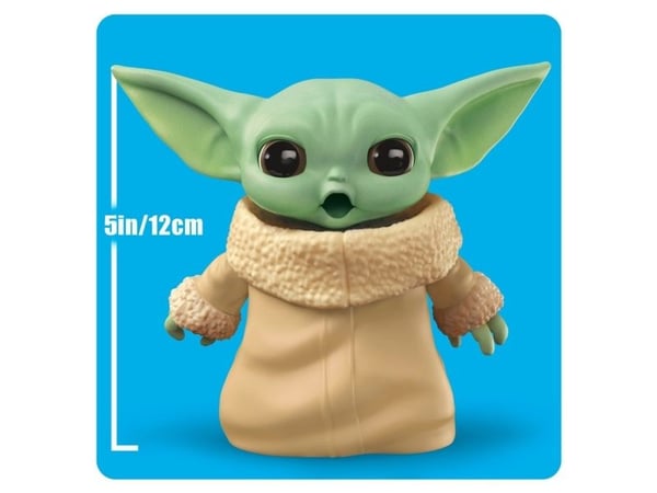 STAR WARS Ansiktsskiftende Grogu-figur, 12 cm