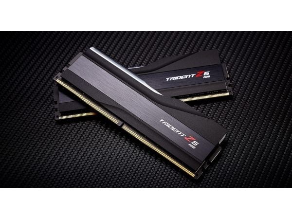 G.Skill Trident Z5 RGB - DDR5 - sett - 48 GB: 2 x 24 GB - DIMM 288-pin - 6800 MHz / PC5-54400 - CL34 - 1.35 V - ikke-bufret - on-die ECC - matt svart