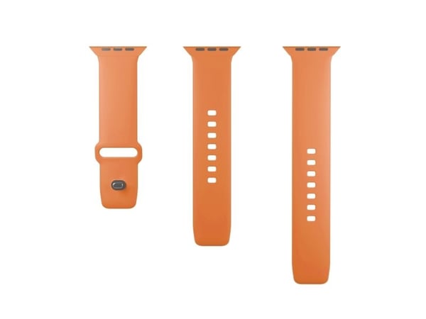 PURO ICON - Elastisk bånd for Apple Watch 38/40/41 mm (S/M & M/L) (Aprikos)