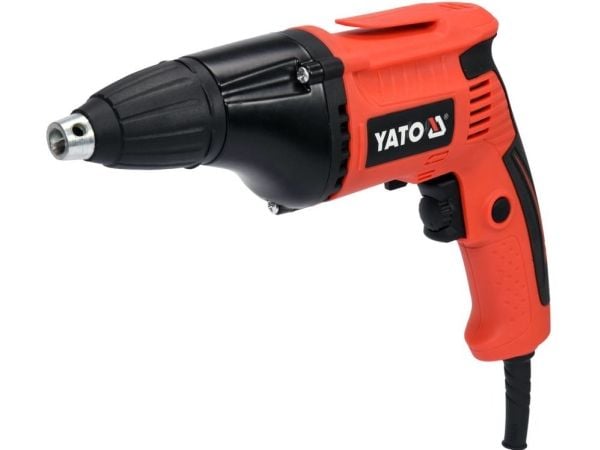 Yato YT-82071, Elektrisk skrutrekker, Pistolhåndtak, 1/4", Sort, Rød, IPX0, 5500 RPM