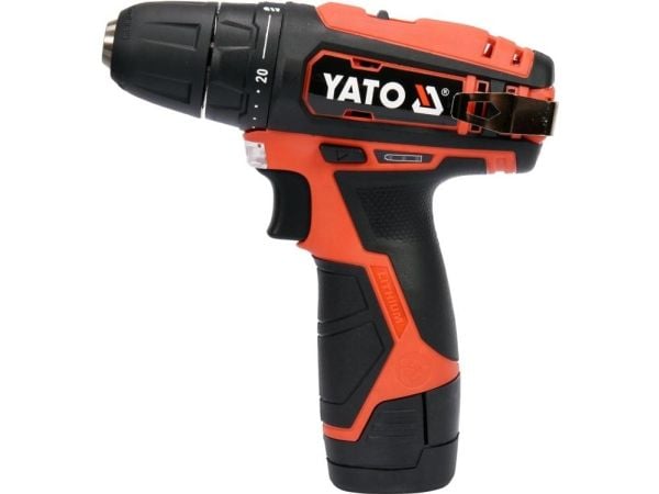 Yato YT-82901, Elektrisk skrutrekker, Pistolhåndtak, Sort, Rød, Overbelastning, IP20, 1300 RPM