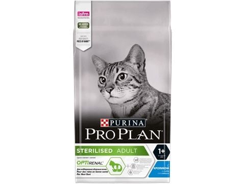 Purina Pro Plan Sterilised OPTIrenal, Aikuinen, Jänis, 1,5 kg, Antioksidantit sisältyvät