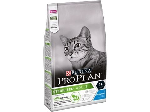 Purina Pro Plan Sterilised OPTIrenal, Voksen, Kanin, 1,5 kg, Antioksidanter medfølger