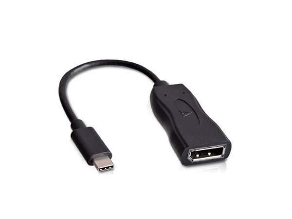 V7 - Extern videoadapter - USB-C - DisplayPort - svart