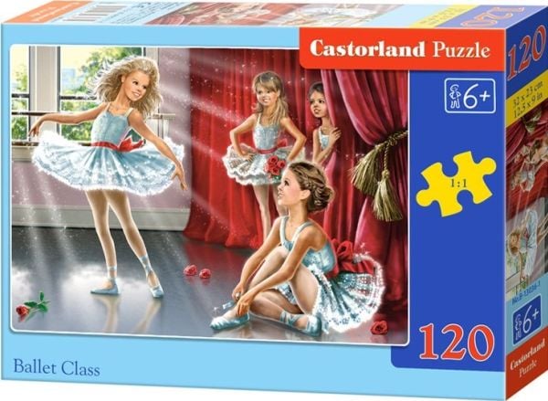 Castorland Ballet Class 120 pcs, 120 kpl, Sarjakuvat, 6 vuosi/vuosia