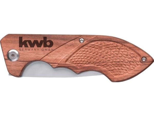 kwb 021990, Bladlåsing, Lommekniv, Drop point, Tre, Brun, Rustfritt stål, 16 cm kwb 021990, Bladlåsing, Lommekniv, Drop point, Tre, Brun, Rustfritt stål, 16 cm