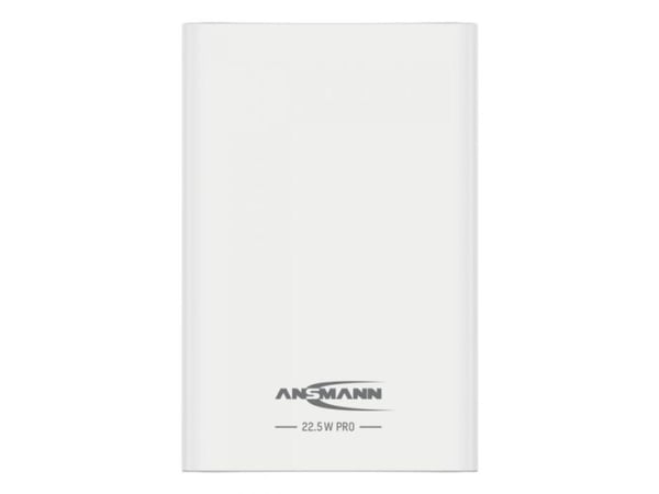 Ansmann 1700-0156, 10000 mAh, Lithium-Ion (Li-Ion), Quick Charge 3.0, 12 V, 22,5 W, Hvit
