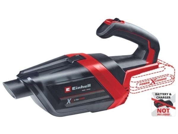 Einhell TE-HV 18/06 Li - Solo, Tørr, Uten pose, 0,6 l, Sort, Rød - SOLO