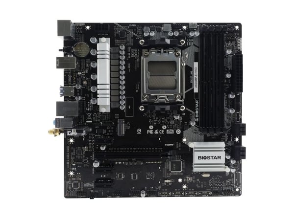 Biostar A620MP-E PRO - 6.0 - hovedkort - micro ATX - Socket AM5 - AMD A620 Chipset - USB-C 3.2 Gen2, USB 3.2 Gen 1 - 2.5 Gigabit LAN - innbygd graf...
