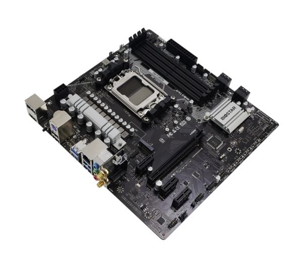 Biostar A620MP-E PRO - 6.0 - hovedkort - micro ATX - Socket AM5 - AMD A620 Chipset - USB-C 3.2 Gen2, USB 3.2 Gen 1 - 2.5 Gigabit LAN - innbygd graf...