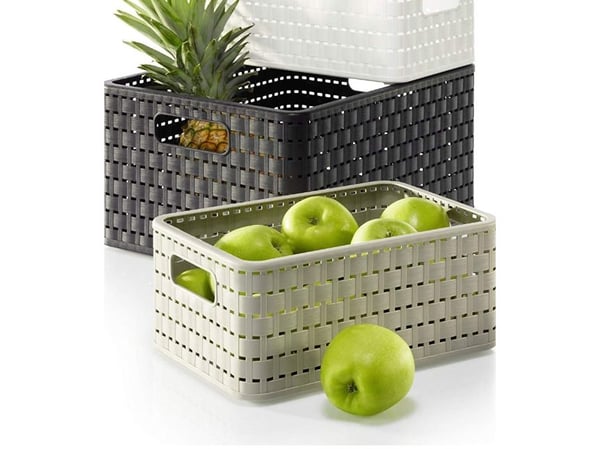 Rotho COUNTRY, 6 l, Rektangulær, Plast, Hvit, 280 mm, 185 mm
