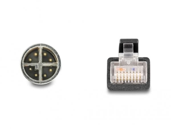 DeLOCK 60077, M12, RJ-45, 0,5 m, Lajittelu, Turkki