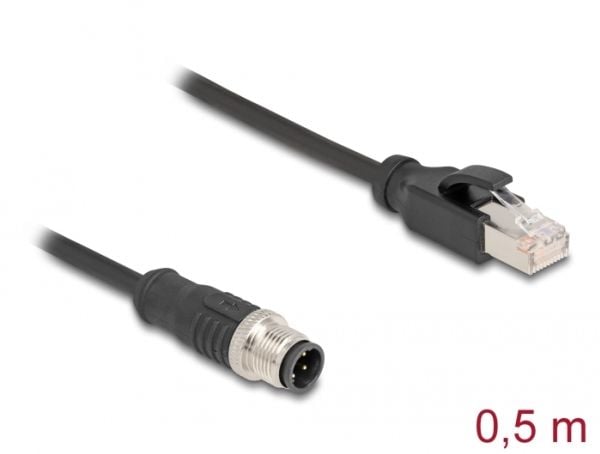 DeLOCK 60073, M12, RJ-45, 0,5 m, Lajittelu