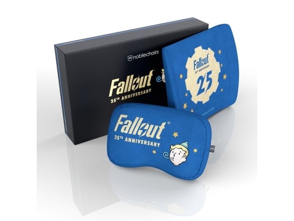 noblechairs Fallout 25th Anniversary Edition, Nakkepute/korsryggpute, Blå, 2 stykker
