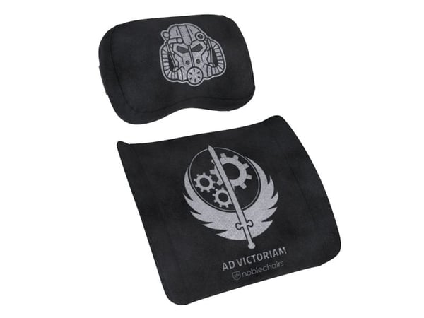 noblechairs Brotherhood of Steel, Nakkepute/korsryggpute, Sort, 2 stykker