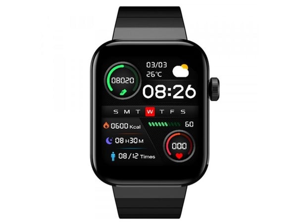 Smartwatch T1 1.6 inches 250 mAh black