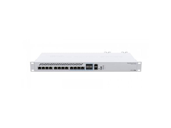 MikroTik Cloud Router Switch CRS312-4C+8XG-RM - Switch - L3 - Administrerad - 12 x 10 Gigabit Ethernet + 4 x kombo 10 Gigabit SFP+ - rackmonterbar ...