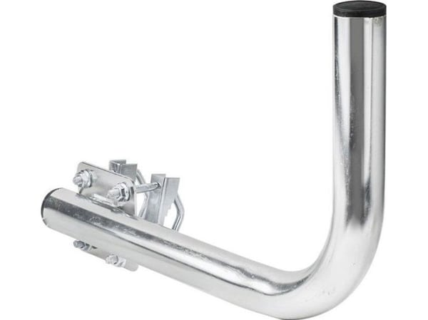 Extralink B300 BALCONY HANDLE WITH U-BOLTS M8 PRAWY, Rustfritt stål, Vinkelbrakett, 12 kg, Stål, Generelle formål, Sinkbelegg