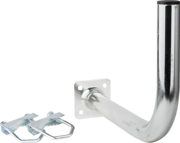 Extralink L400 BALCONY HANDLE MOUNT WITH U-BOLTS M8, Rustfritt stål, Vinkelbrakett, 15 kg, Stål, Generelle formål, Sinkbelegg