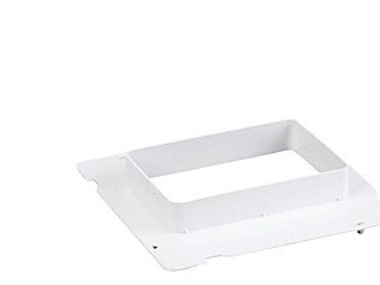 Duka overgangsstykke type 6 - HIPS, Hvid, 150X150 mm, Overgang 185/144/144 mm