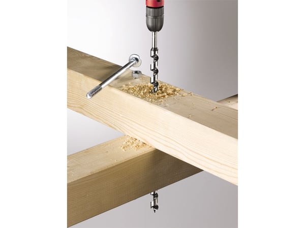 kwb 042230, Drill, Transportskrue/mateskrue, 3 cm, 235 mm, Konstruksjons Trematerial, Konstruksjons Trematerial (tykk), Tre, 16 cm