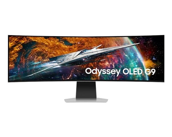 Samsung Odyssey OLED G9 S49CG954SU - G95SC Series - OLED-skjerm - Smart - gaming - kurvet - 49" - 5120 x 1440 UWQHD @ 240 Hz - 250 cd/m² - 1000000:...