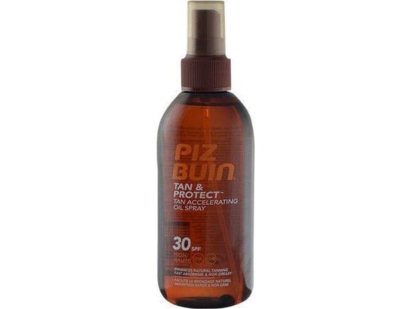 Piz Buin Tan & Protect, Solskyddsspray, Kropp, Spray, Skyddande, Alla hudtyper, 150 ml