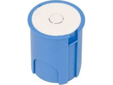 Simet infälld dosa för vägglampa 35 mm blå Z-32 34010203 (30 st.)