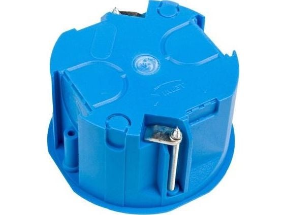 Company Simet S.A. 60mm flush-mounted box, regips, blue plate PV 60K, self-extinguishing halogen-free 32017203/60pcs /