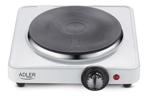 Adler AD 6503, Hvit, Benkeplate, Innebygde kokeplater, Emaljert stål, 1 zone(s), 1 zone(s)