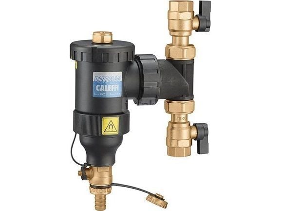 Caleffi separator med kuleventiler og magnet 3/4 545345