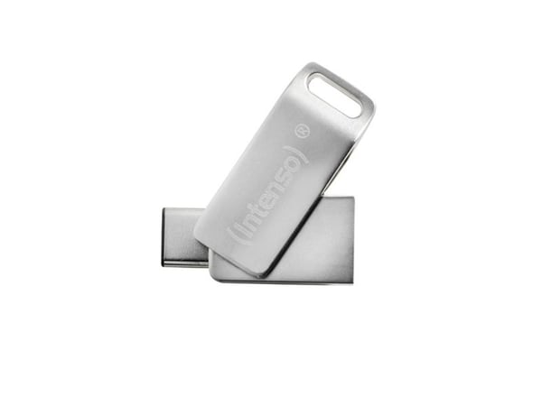 Intenso cMobile Line - USB-flashstasjon - 128 GB - USB 3.2 Gen 1 / USB-C - sølv