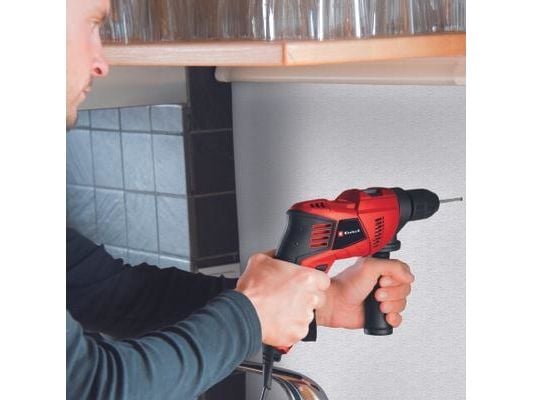 Einhell TE-ID 500 E, Boremaskin med pistolgrep, Nøkkelløs, 1,3 cm, 3000 RPM, 2,5 cm, 8 mm