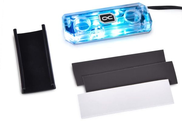 Alphacool 11969, Vannblokk, Akryl, Kopper, Nickel, Plast, Sort, Gjennomsiktig, 1/4", 60 °C, Boks