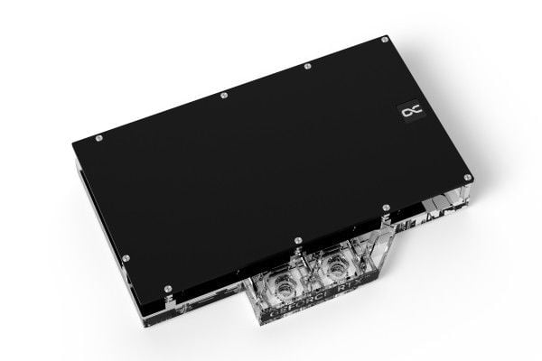 Alphacool 13463, Bakplate, Akryl, Aluminium, Sort, Rustfritt stål, 1/4", 145,2 mm, 214,9 mm