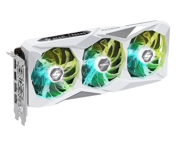 ASRock Radeon RX 7600 Steel Legend 8GB OC - Grafikkort - Radeon RX 7600 - 8 GB GDDR6 - PCIe 4.0 - 3 x DisplayPort, HDMI