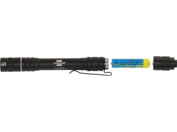 Brennenstuhl 1173750002, Lommelykt, Sort, Aluminium, Knapper, IP44, LED