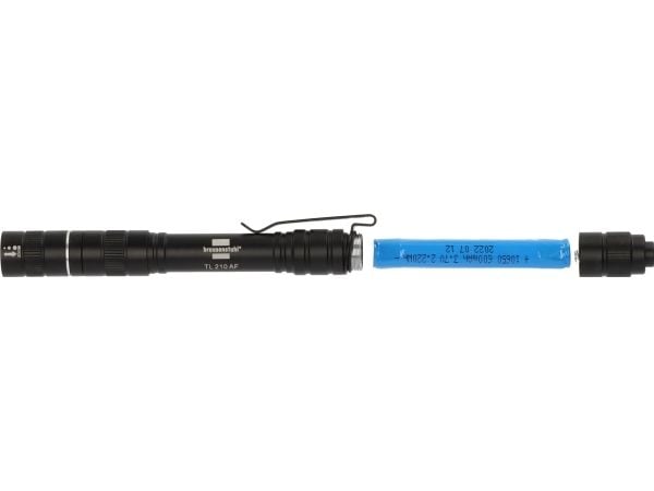 Brennenstuhl 1173750003, Lommelykt, Sort, Aluminium, Knapper, IP44, LED