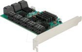 Delock - Lagringskontroll - SATA 6Gb/s - PCIe 3.0 x4