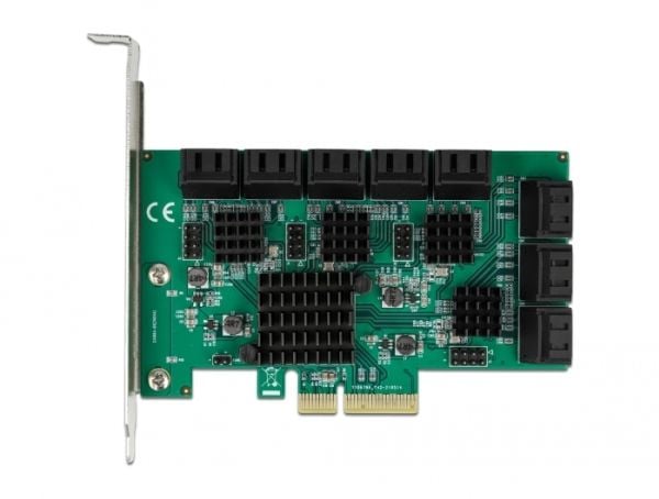 Delock - Lagringskontroll - SATA 6Gb/s - PCIe 3.0 x4