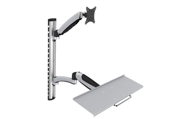 DIGITUS DA-90354 - Monteringssett (veggmontering, tastaturarm, skjermarm) - for LCD-skjerm / tastatur - skjermstørrelse: 17"-27"