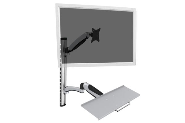 DIGITUS DA-90354 - Monteringssett (veggmontering, tastaturarm, skjermarm) - for LCD-skjerm / tastatur - skjermstørrelse: 17"-27"