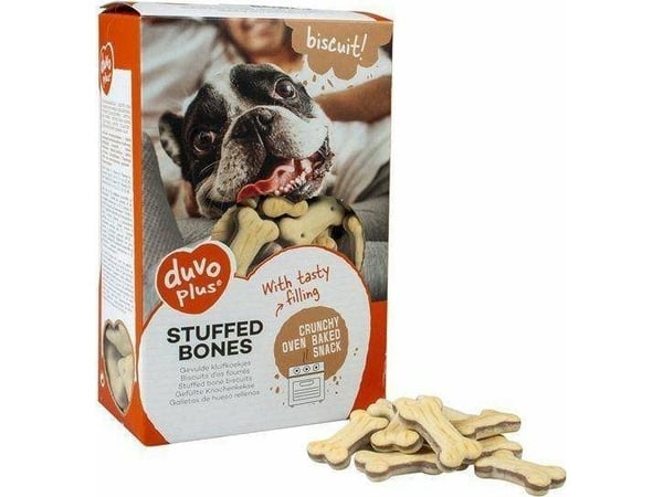 Duvo+ hundekjeks fylt med beinbiter 500 g
