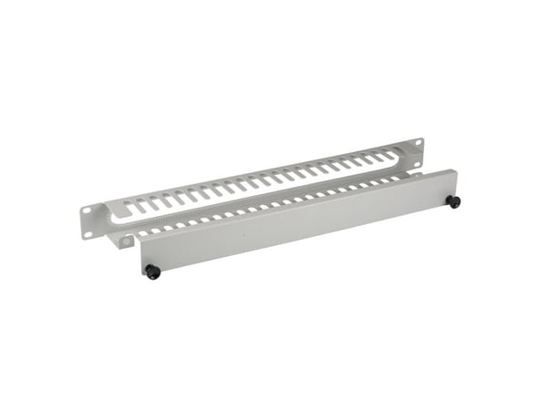 EFB-Elektronik 48.30cm (19") 1U kaapelinhallintapaneeli kannella, RAL7035 Valmistaja: EFB Elektronik (699999N.1)