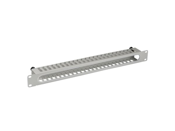 EFB-Elektronik 48.30cm (19") 1U kaapelinhallintapaneeli kannella, RAL7035 Valmistaja: EFB Elektronik (699999N.1)